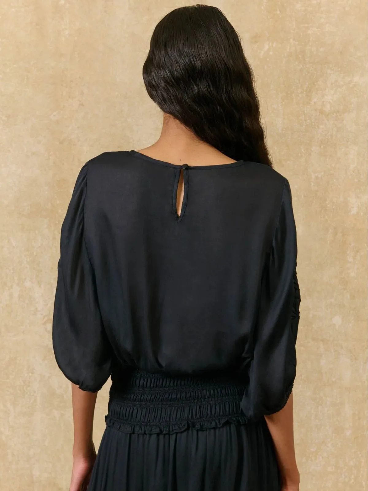 Chayana Embroidered Blouse - Black sold by iris product image thumbnail 4