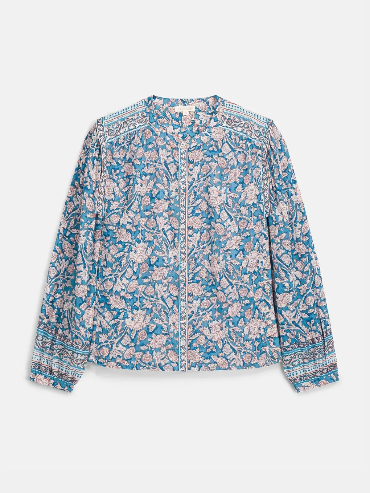 Jane Printed Shirt - Blue sold by iris product image thumbnail 2