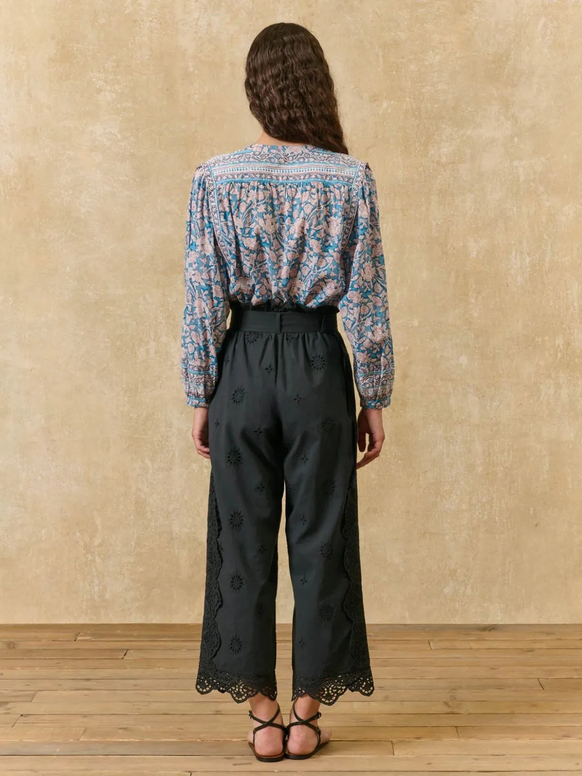 Jane Printed Shirt - Blue sold by iris product image thumbnail 5