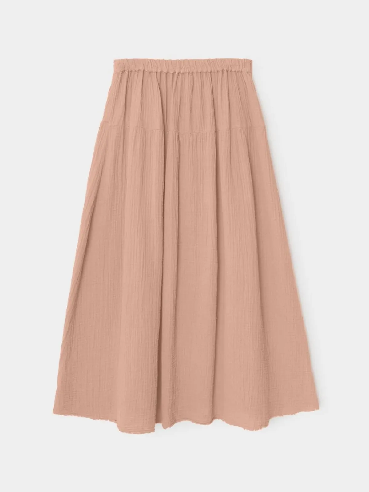 Evelyn gauze skirt - Ash Brown sold by iris product image thumbnail 4