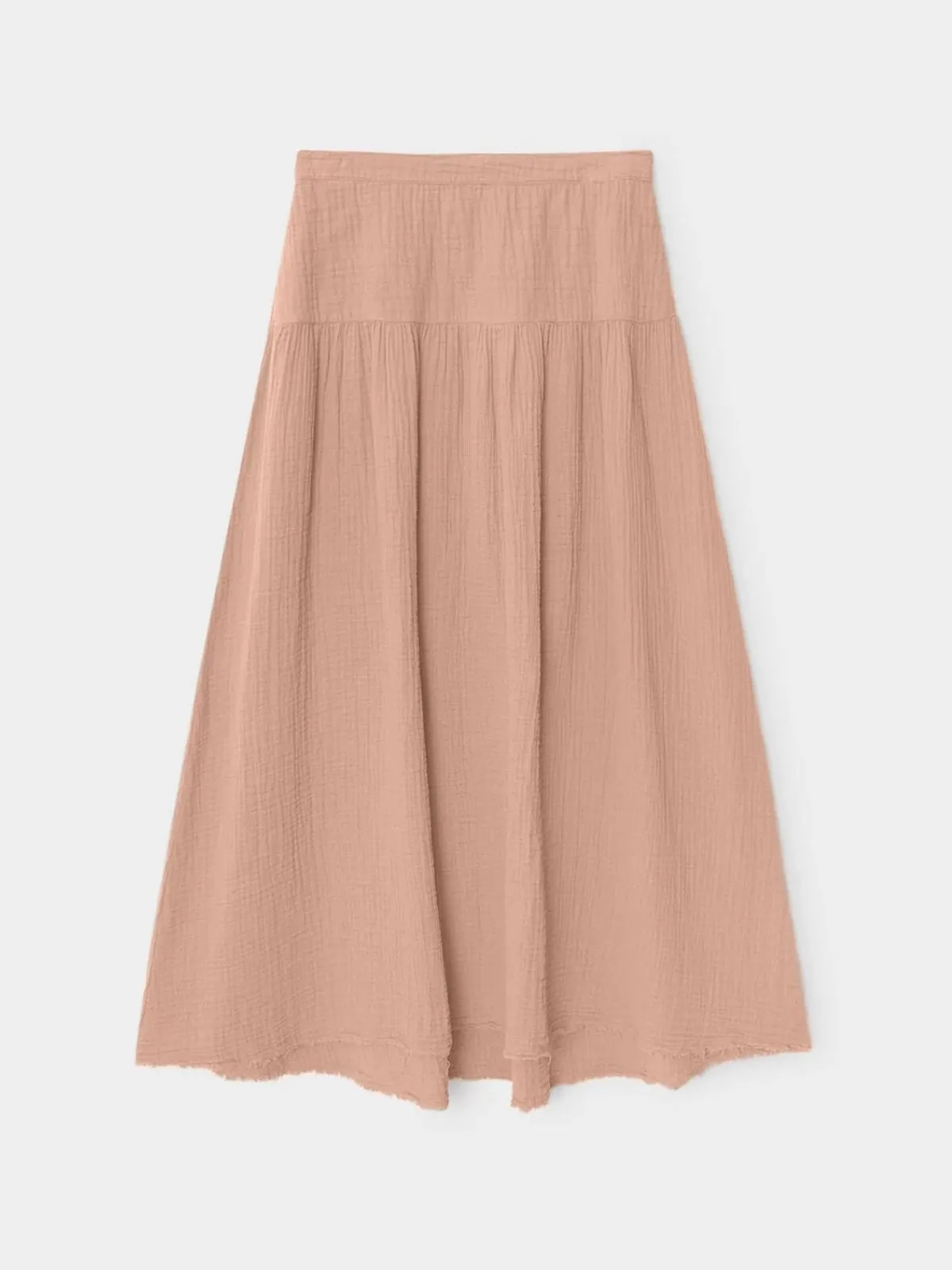 Evelyn gauze skirt - Ash Brown sold by iris product image thumbnail 2