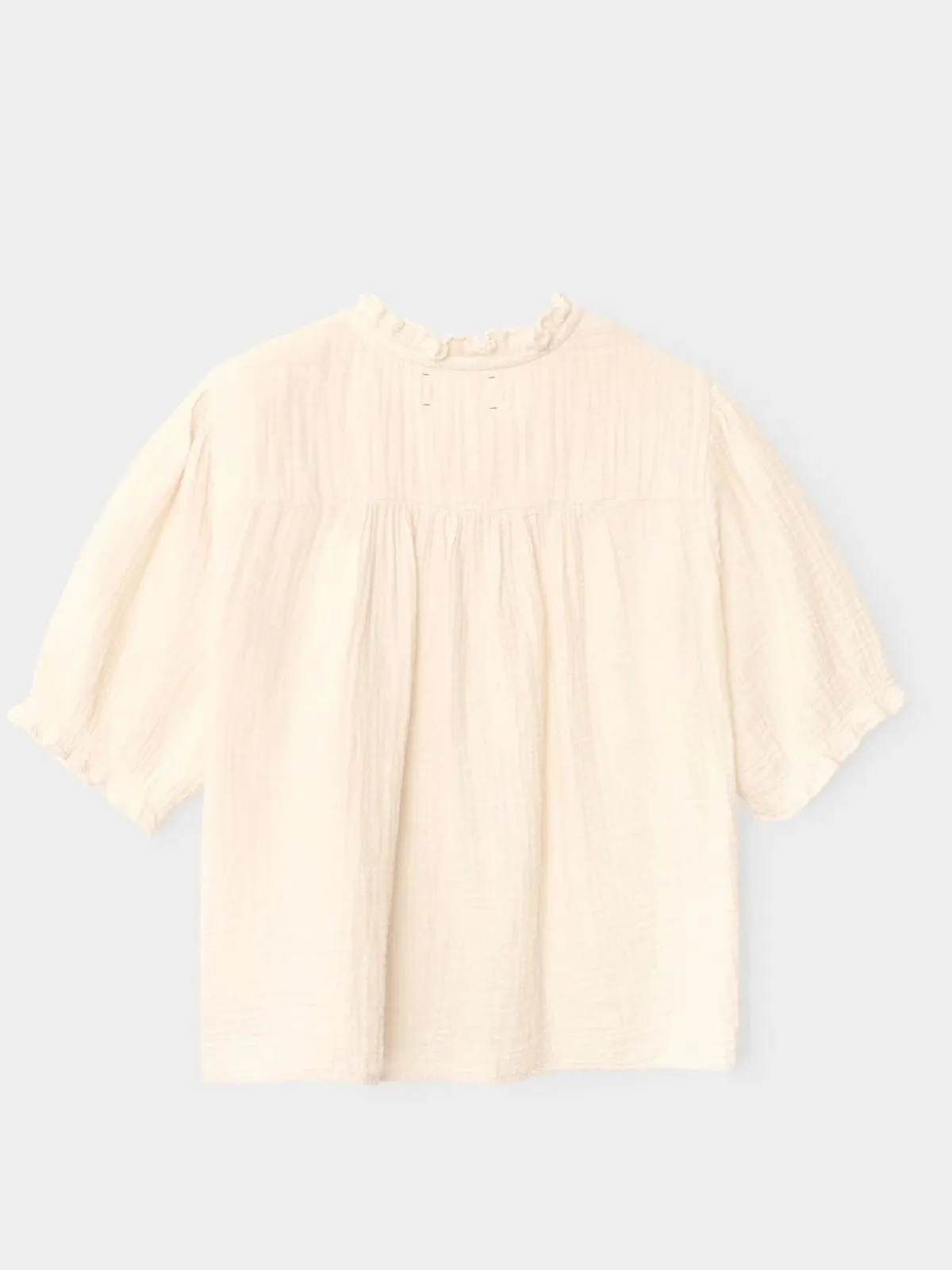 Jenna Gauze Shirt - Oyster sold by iris product image thumbnail 4