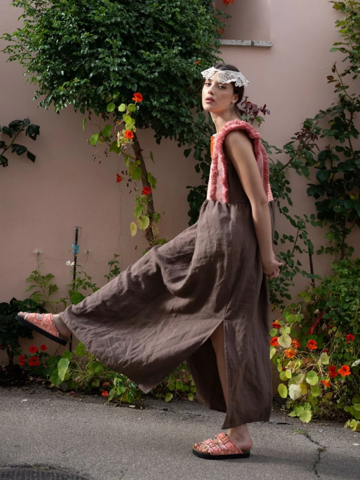 Cancun Dress - Brown sold by iris product image thumbnail 4
