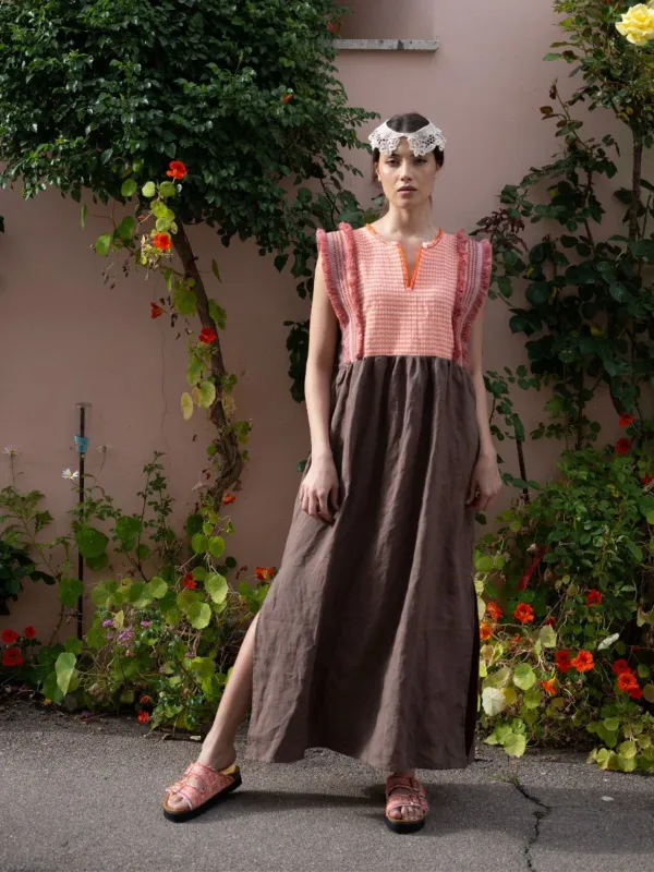 Cancun Dress - Brown made by iris
