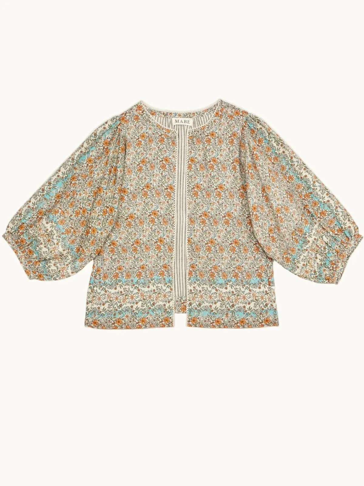 Jaci Print Jacket - Green sold by iris product image thumbnail 5