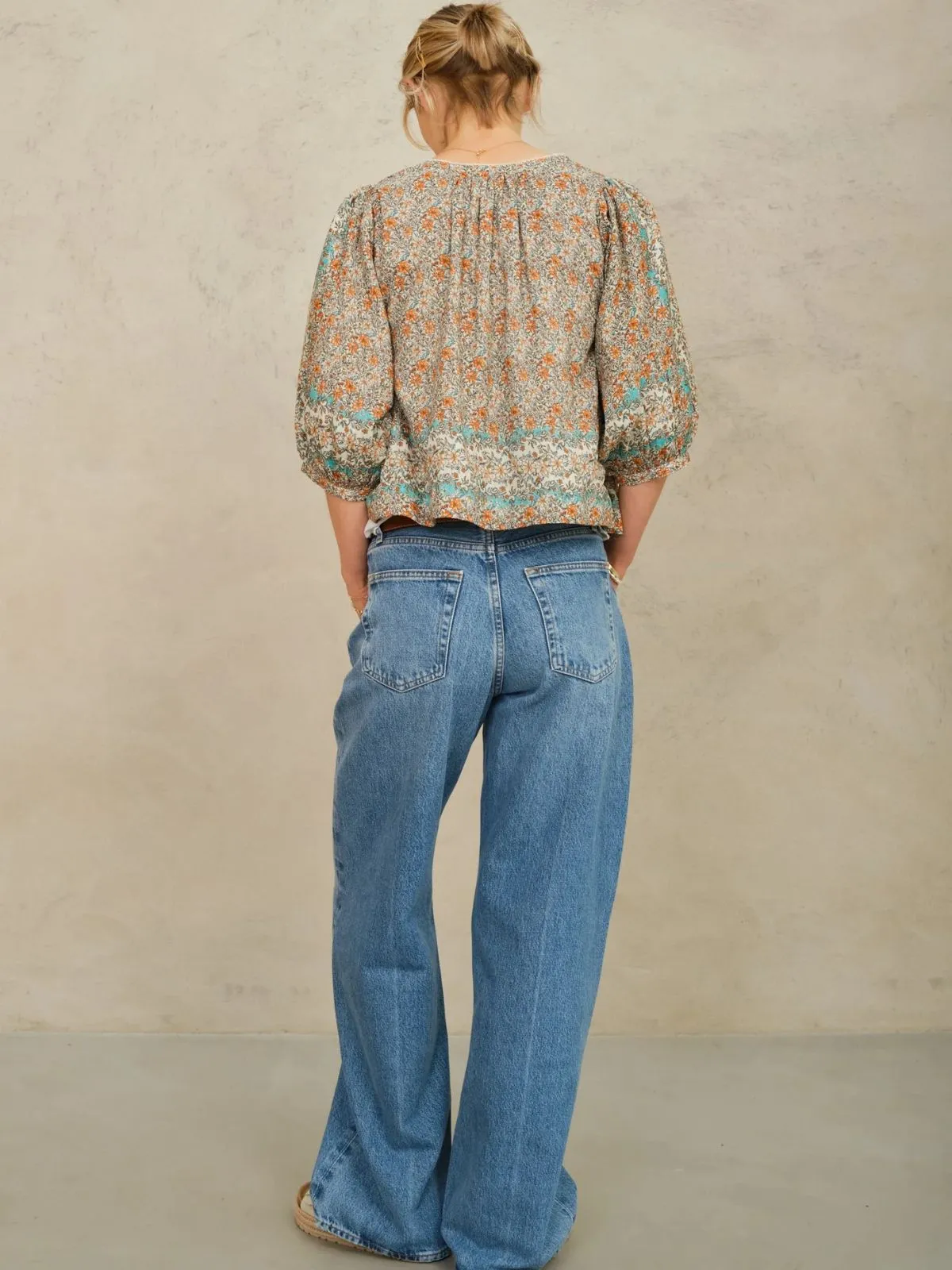 Jaci Print Jacket - Green sold by iris product image thumbnail 3