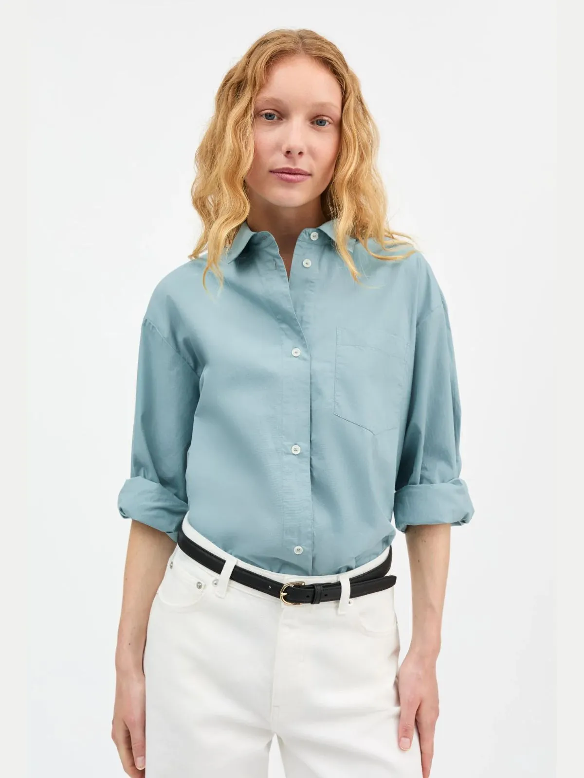 Edgar Shirt - Light Blue sold by iris
