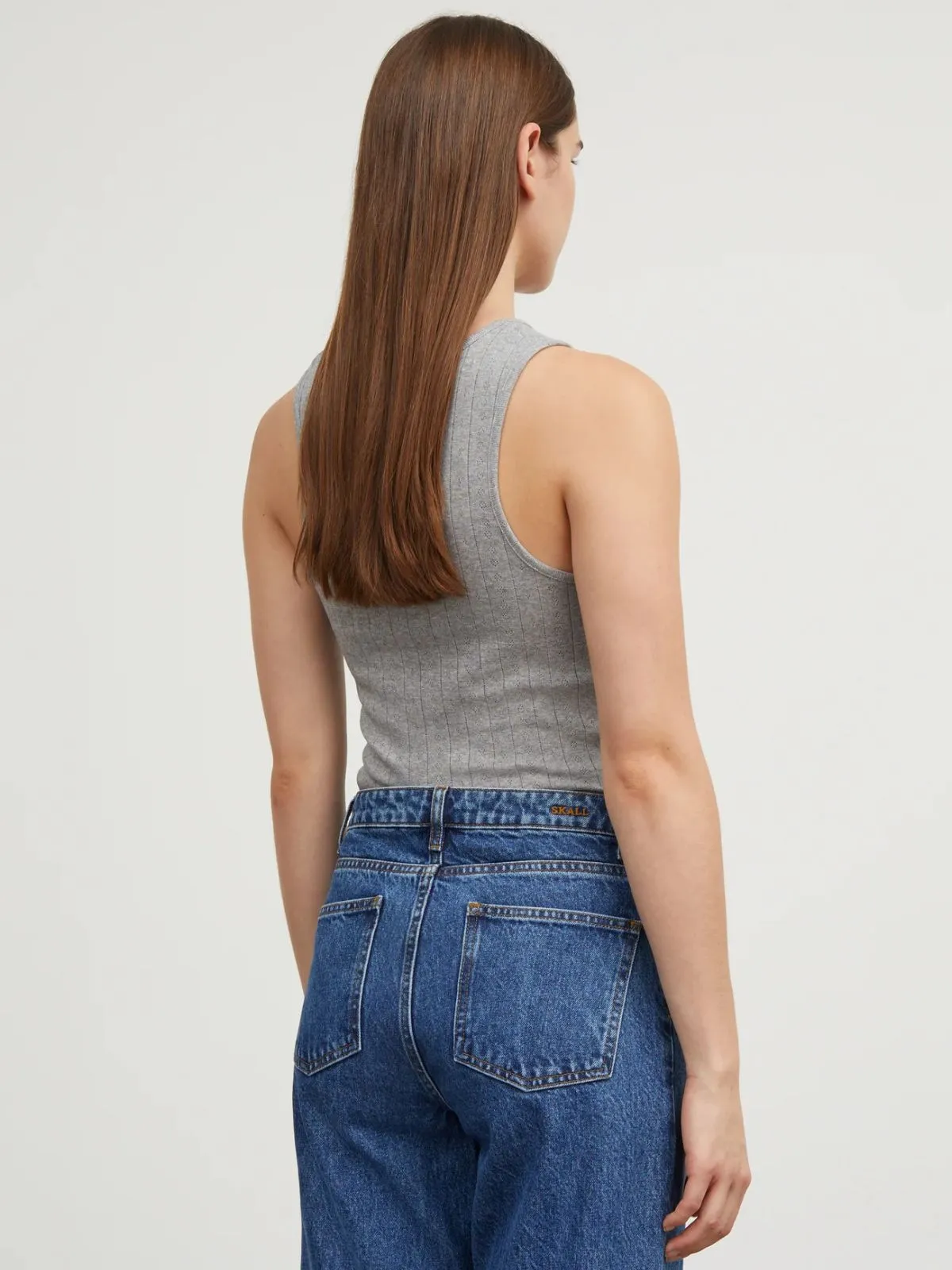 Edie Tank Top - Grey Melange sold by iris product image thumbnail 3
