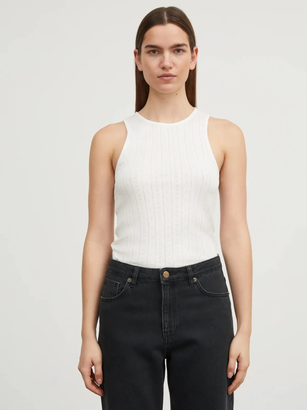 Edie Tank Top - Off White sold by iris