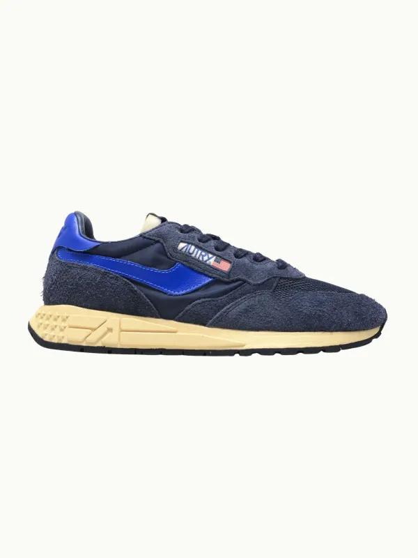 Reelwind MEN Sneakers Suede/Net - Navy made by Autry