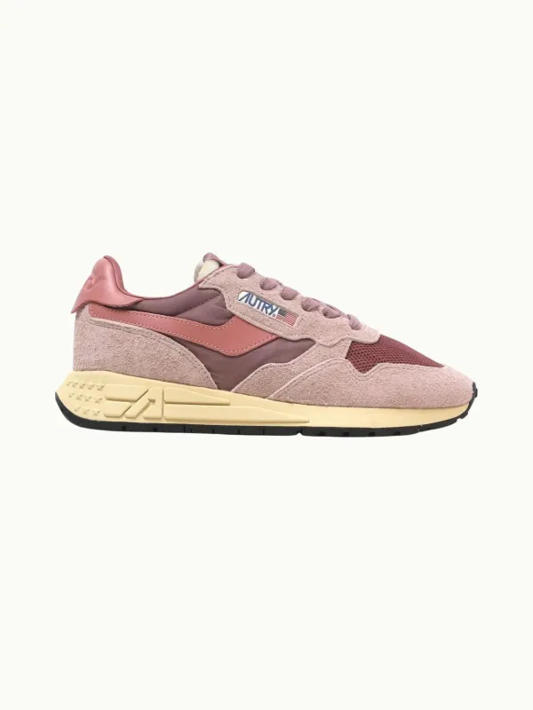 Reelwind Sneakers Suede/ Net - Rose made by Autry