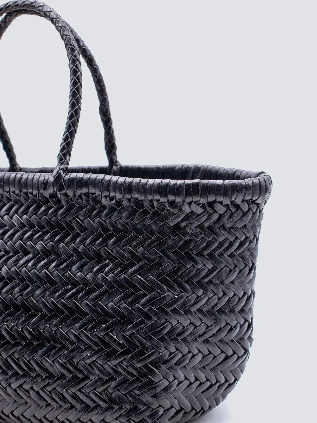 Bamboo Triple Jump Big Basket - Black sold by iris product image thumbnail 3