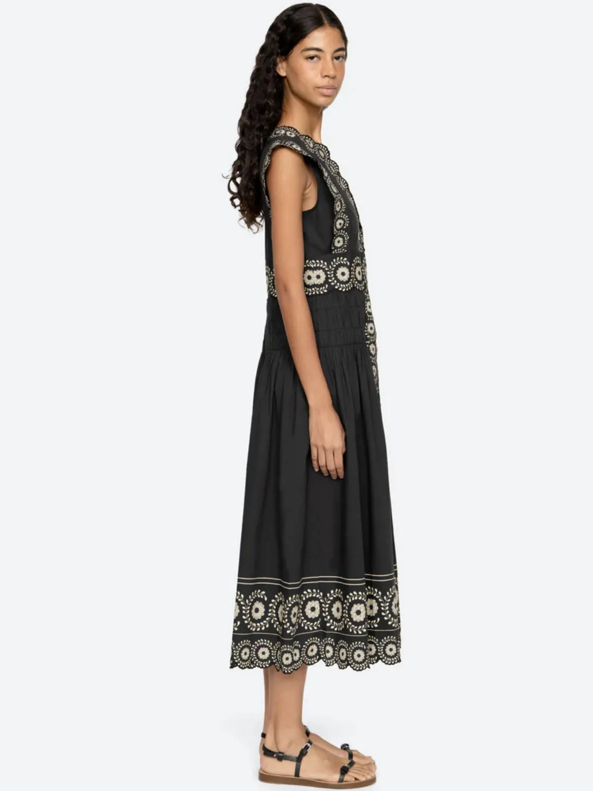 Mirabel Print Dress - Faded Black sold by iris product image thumbnail 4