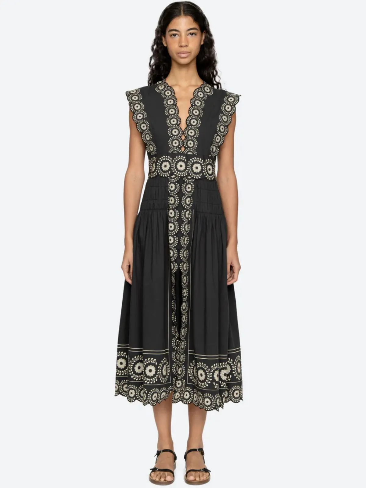 Mirabel Print Dress - Faded Black sold by iris product image thumbnail 3