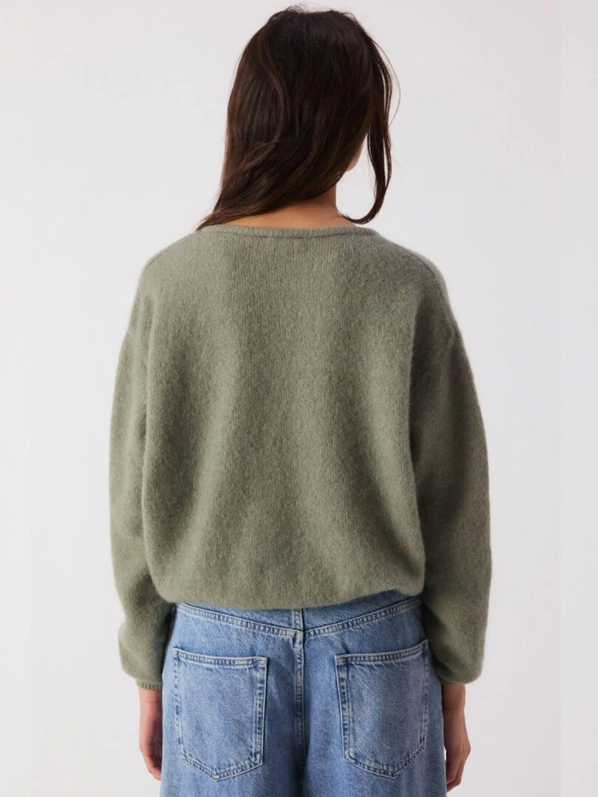 Vitow Alpaca Cardigan - Khaki sold by iris product image thumbnail 4