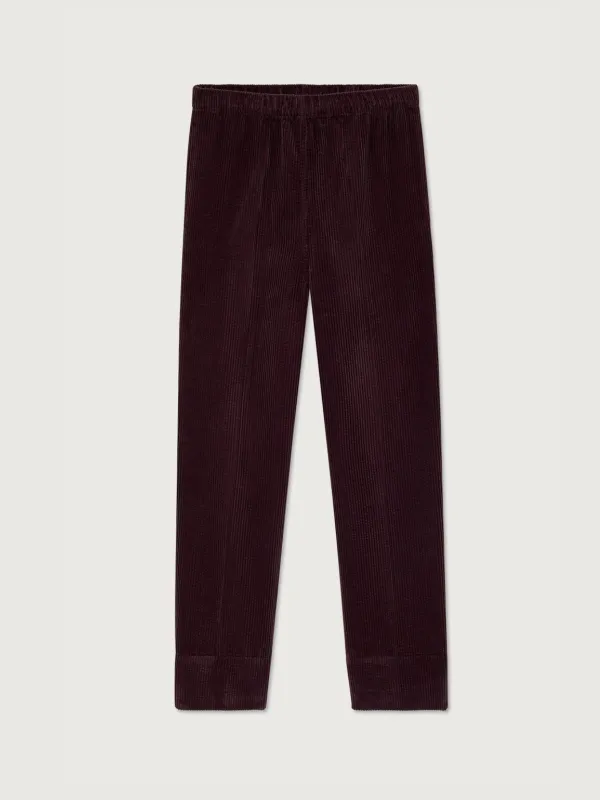 Padow Cord Pants - Maroon made by American Vintage