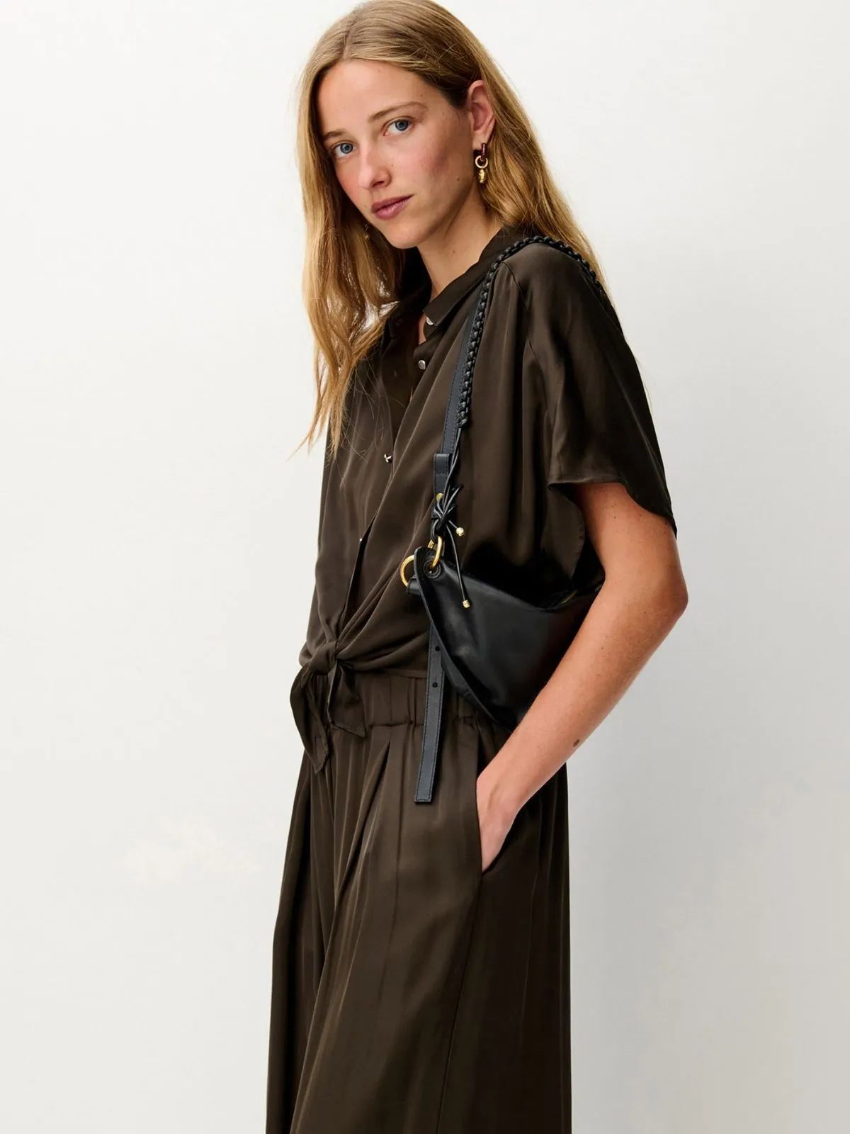 Isla Night Trousers - Mud sold by iris product image thumbnail 5