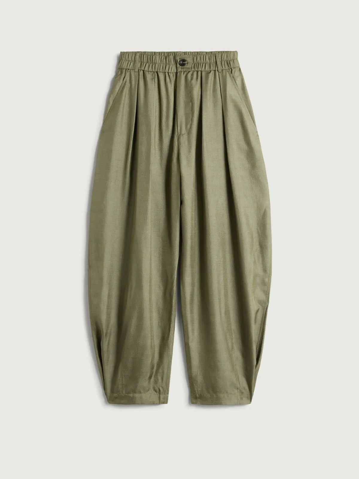 Vernon Tapered Leg Trousers - Olive sold by iris product image thumbnail 5