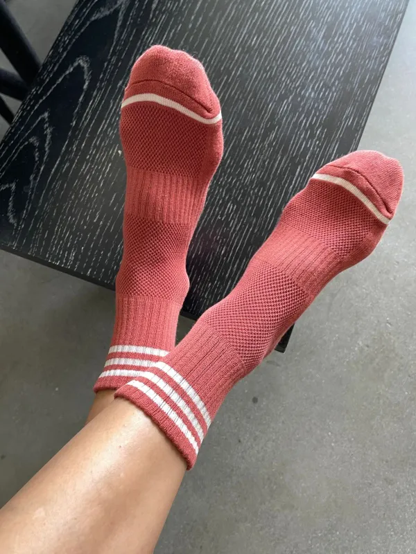 Girlfriend Socks - Terracotta made by Le Bon Shoppe