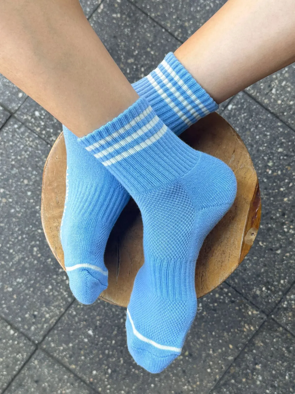 Girlfriend Socks - Parisian Blue sold by iris product image thumbnail 4