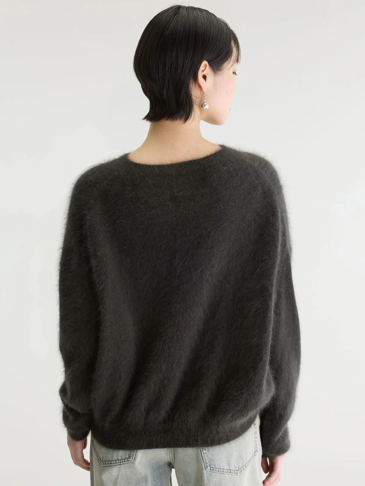 Datus Angora-Blend Jumper - Mud sold by iris product image thumbnail 2