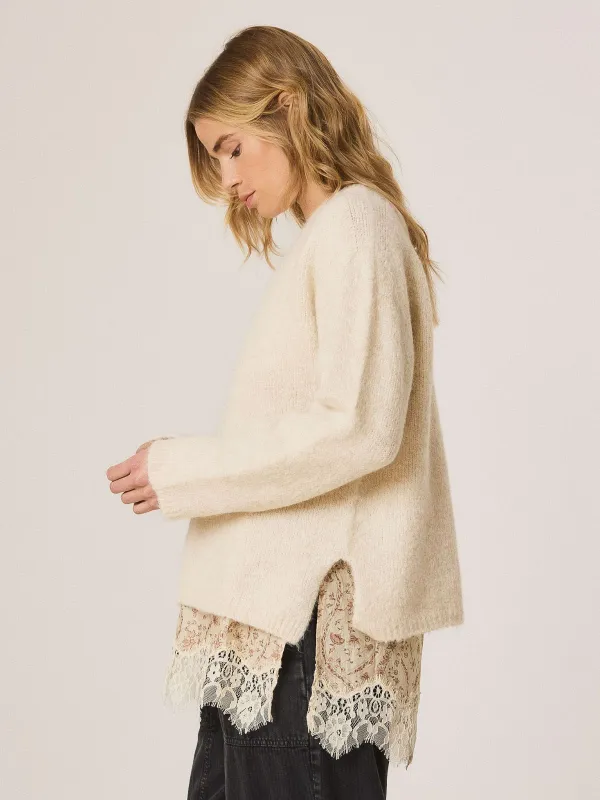 Mohair Jumper - Ecru made by Indi & Cold
