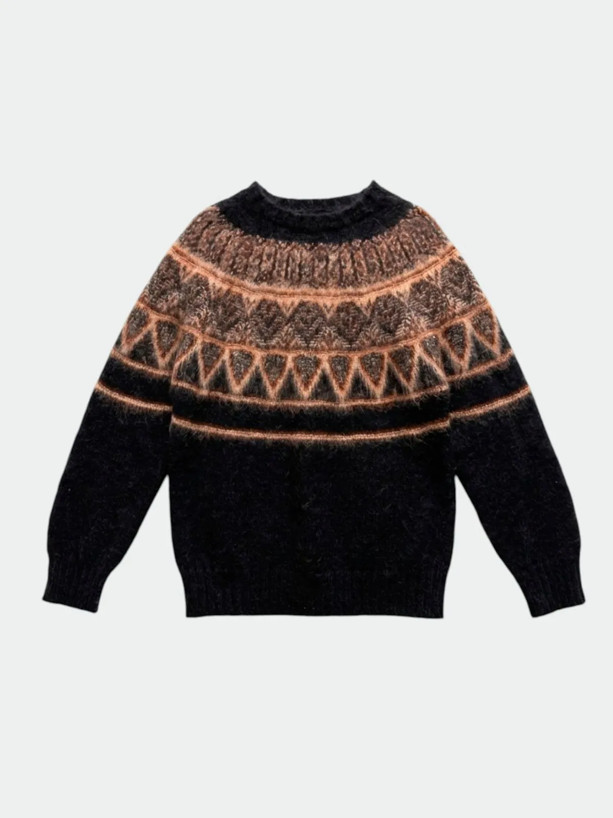 Jacquard Jumper - Navy sold by iris product image thumbnail 2