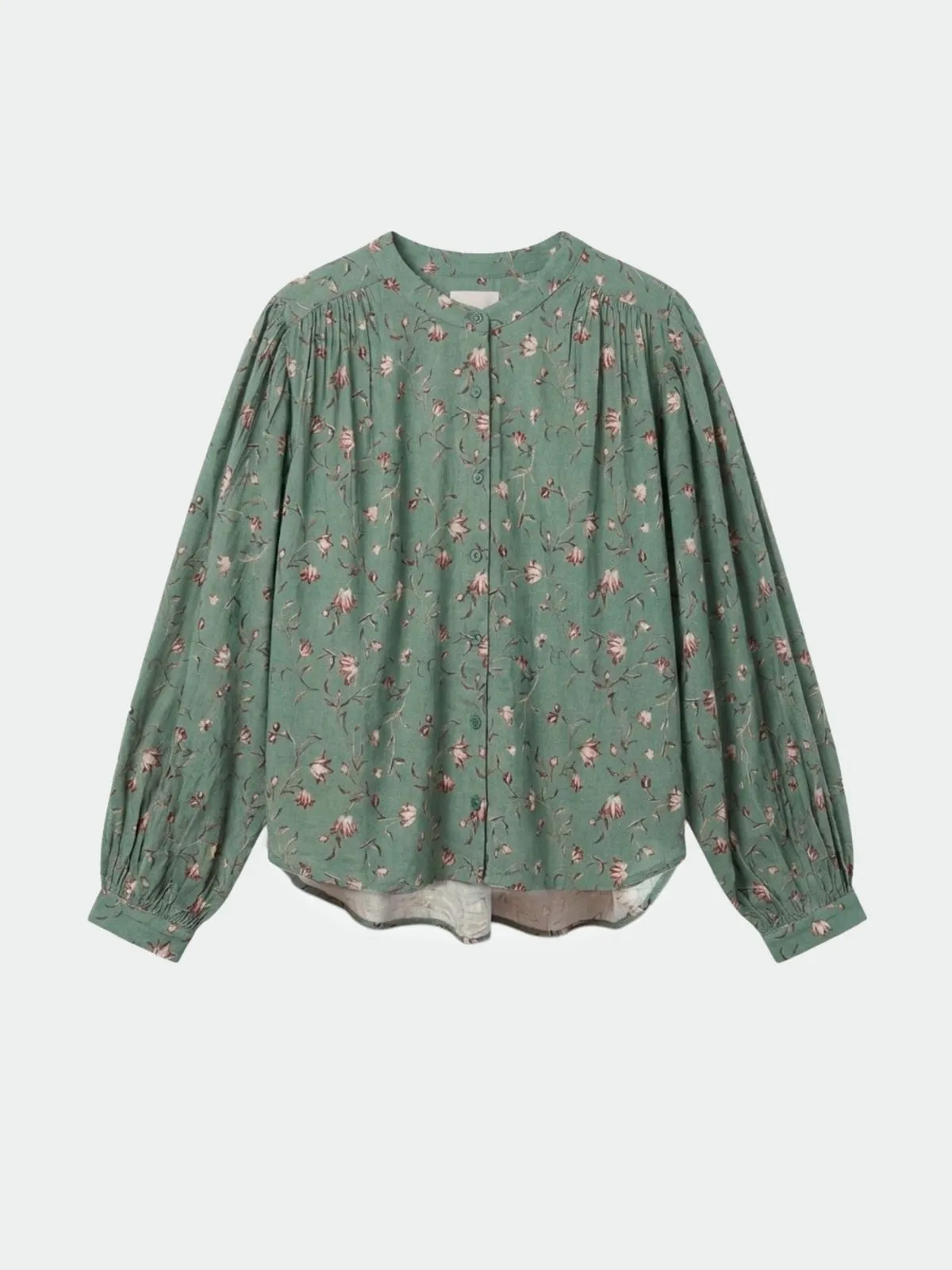 Floral Print Shirt - Sage sold by iris product image thumbnail 2