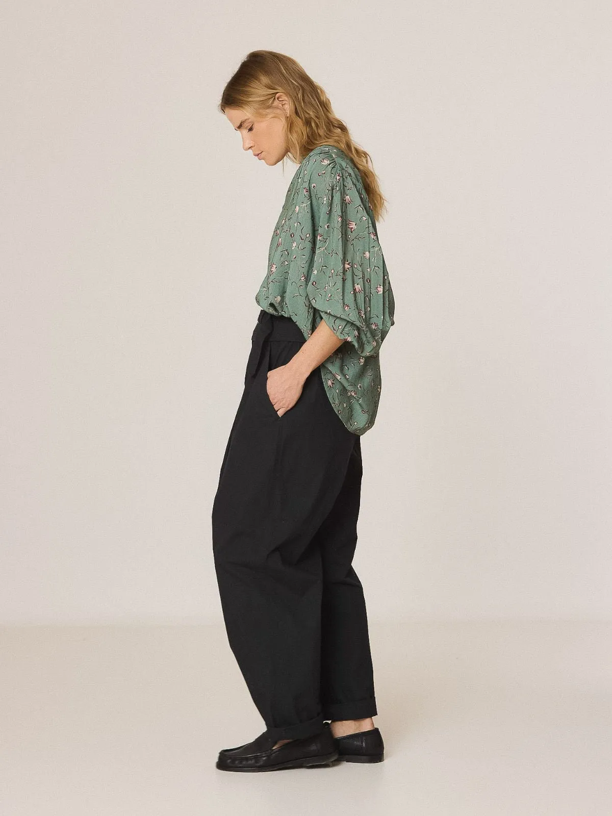 Floral Print Shirt - Sage sold by iris product image thumbnail 4