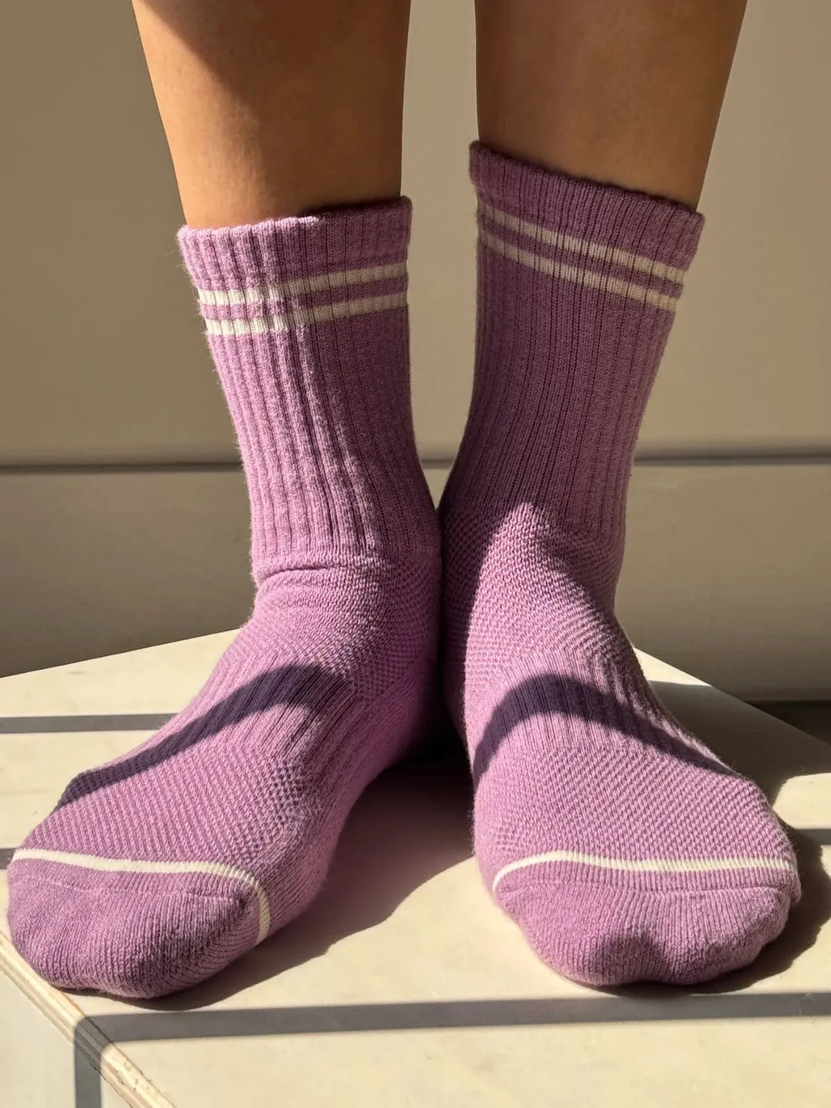 Boyfriend Socks - Lilac sold by iris product image thumbnail 5