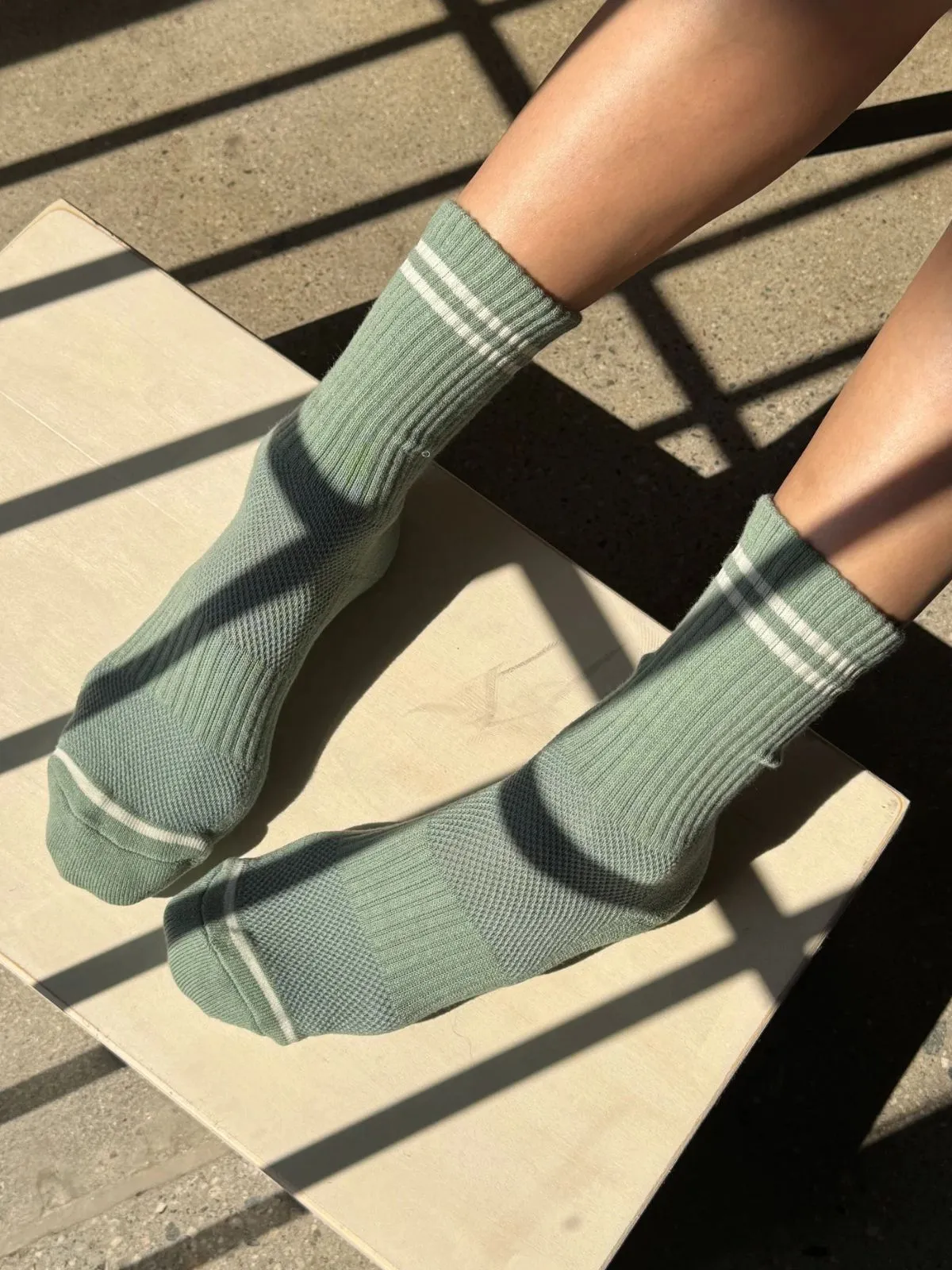 Boyfriend Socks - Sage sold by iris product image thumbnail 3