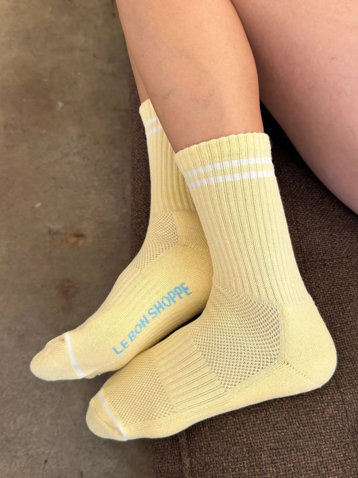 Boyfriend Socks - Lemon sold by iris product image thumbnail 3