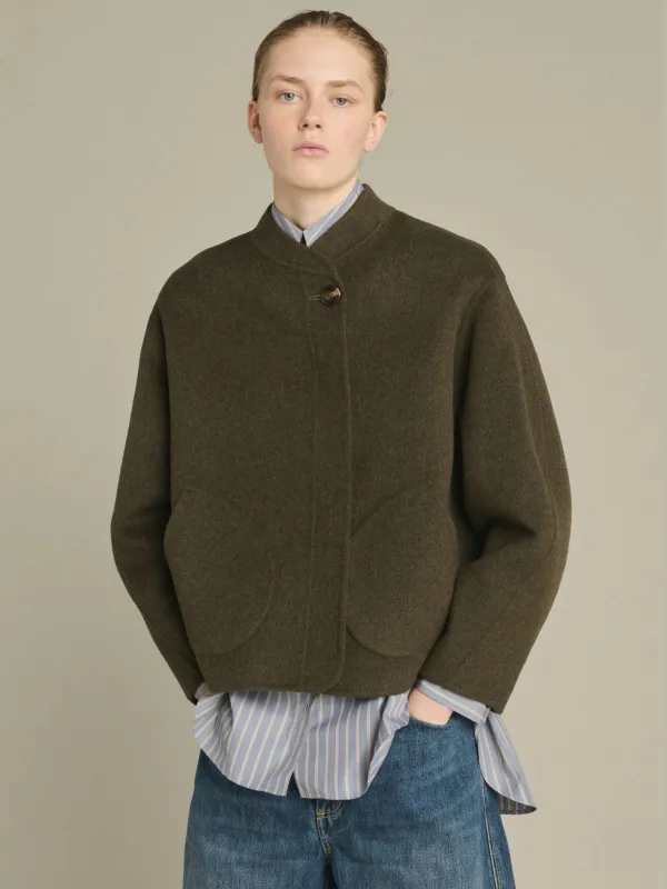Windsor Wool Bomber - Khaki made by soeur