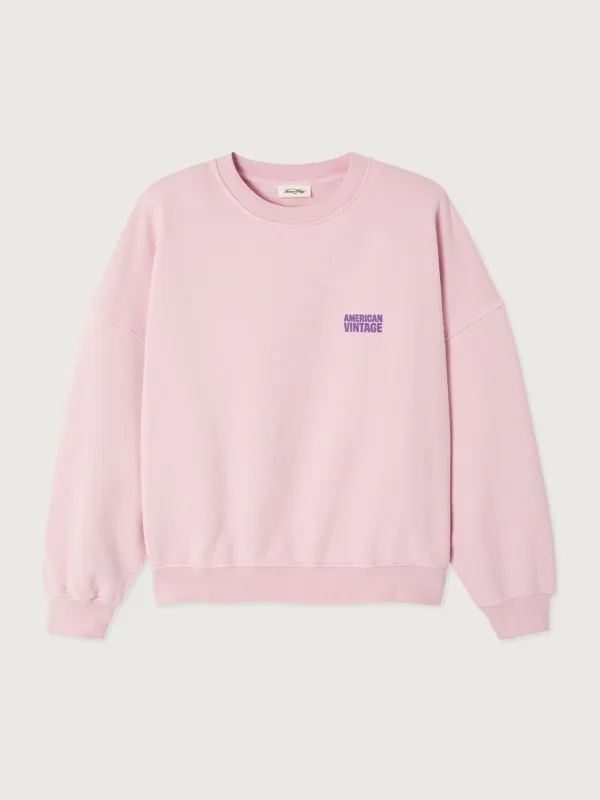 Plizzy Sweatshirt - Rose made by American Vintage