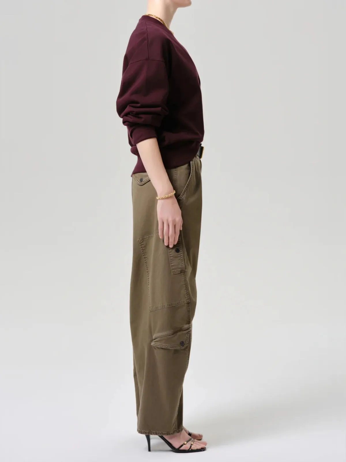 Flight Relaxed Trousers - Army Green sold by iris product image thumbnail 4