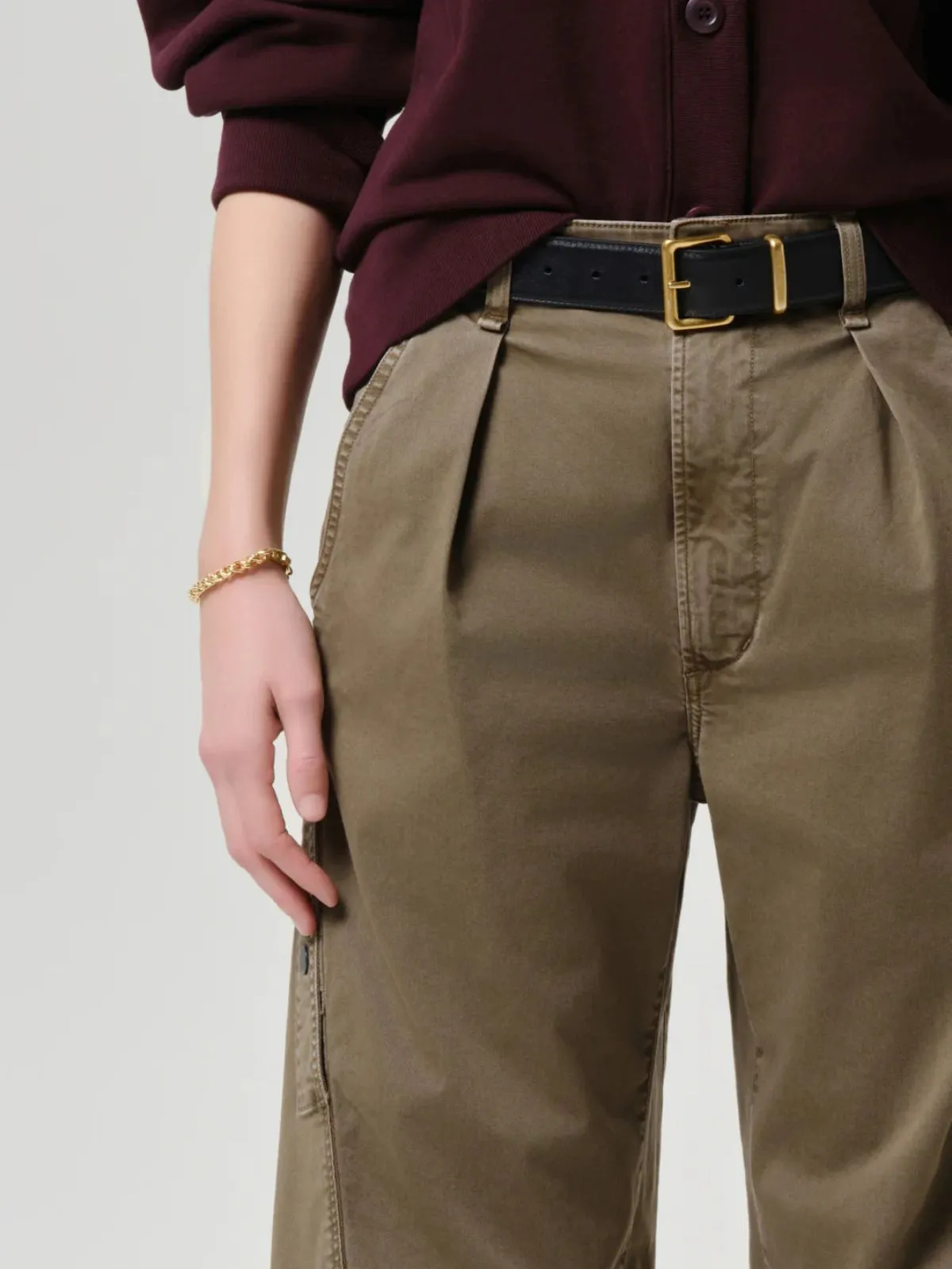 Flight Relaxed Trousers - Army Green sold by iris product image thumbnail 2