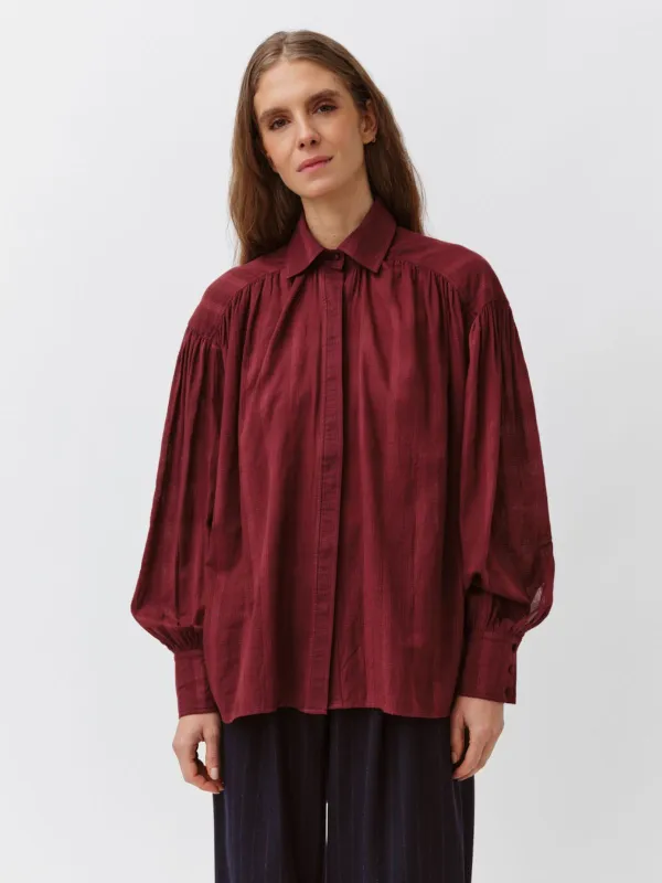 Carina Shirt - Plum made by Diega