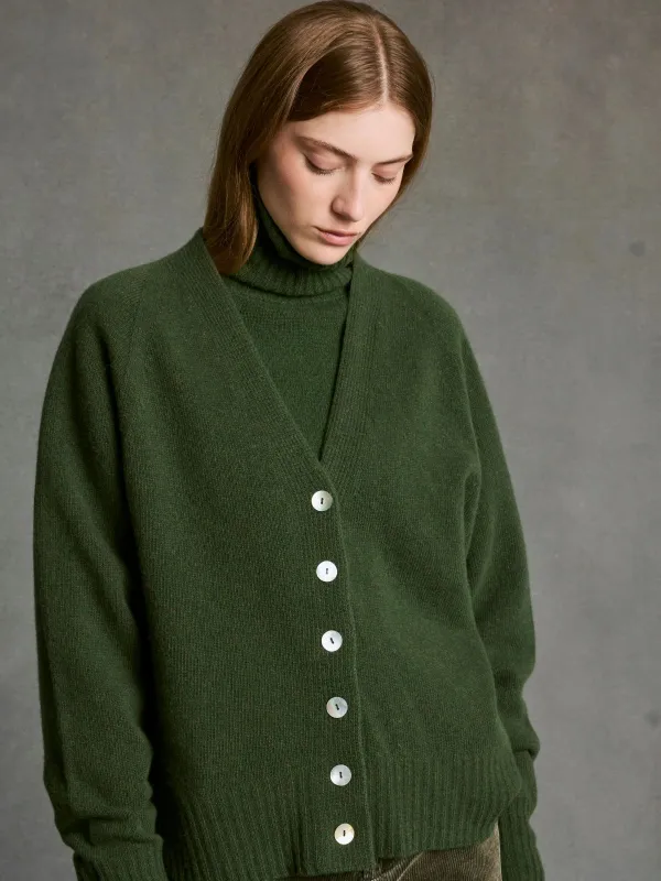 Soledad Cardigan - Green made by iris