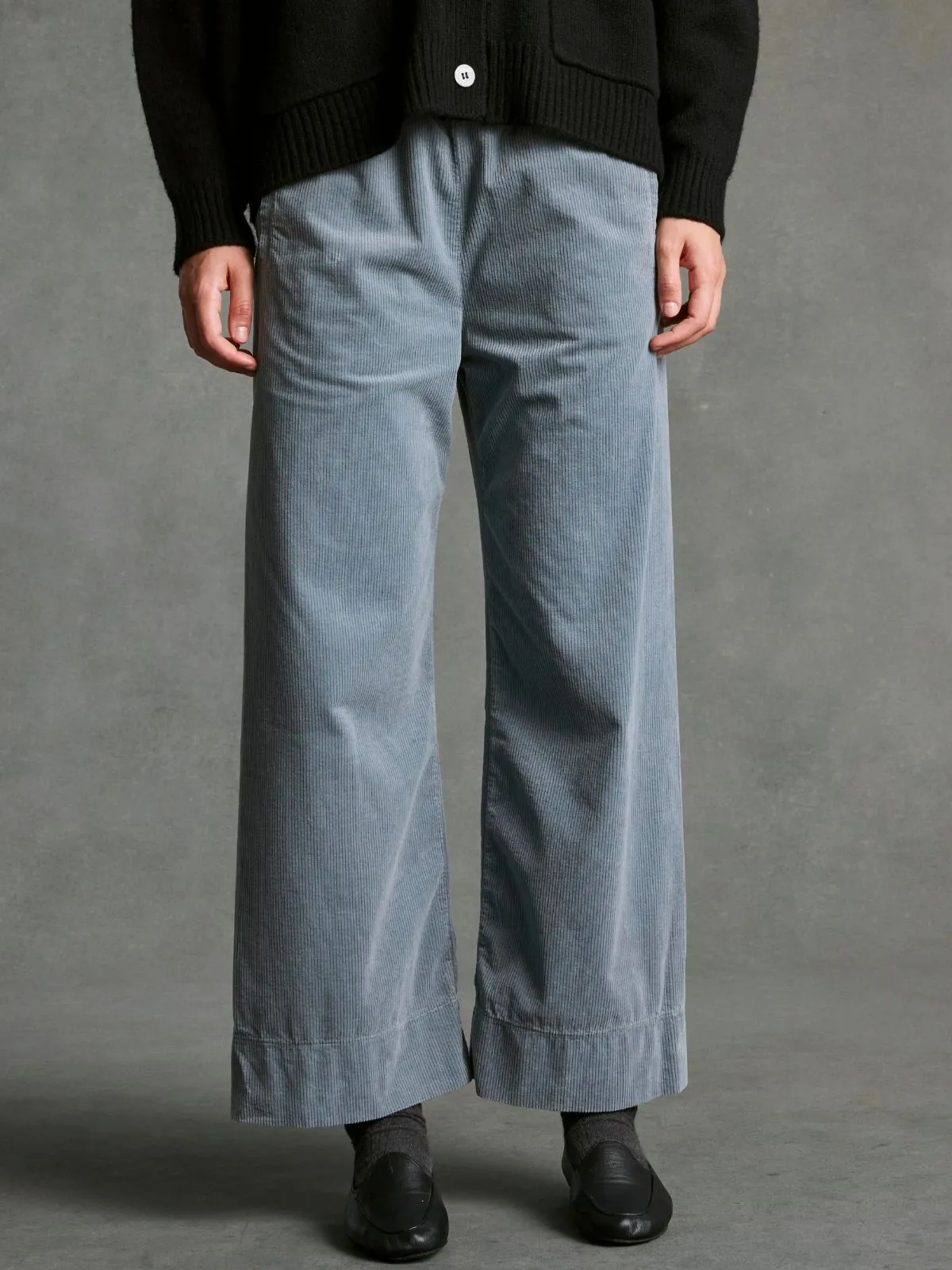 Jimmy Cord Trousers - Slate Grey sold by iris product image thumbnail 2
