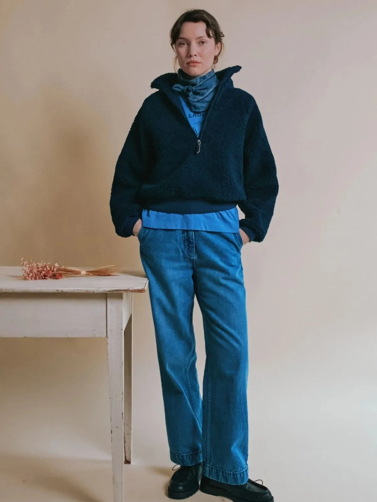 Ecaramel Zip Sweatshirt - Midnight sold by iris product image thumbnail 3