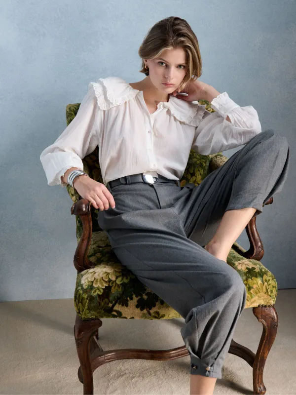 Constance Blouse - Ecru made by iris