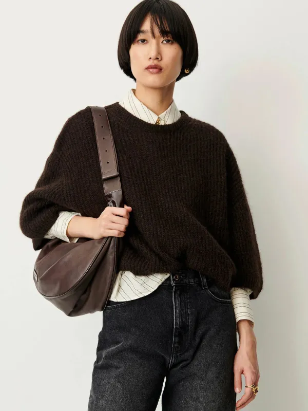 Tallon Merino Jumper - Ebony made by Sessun