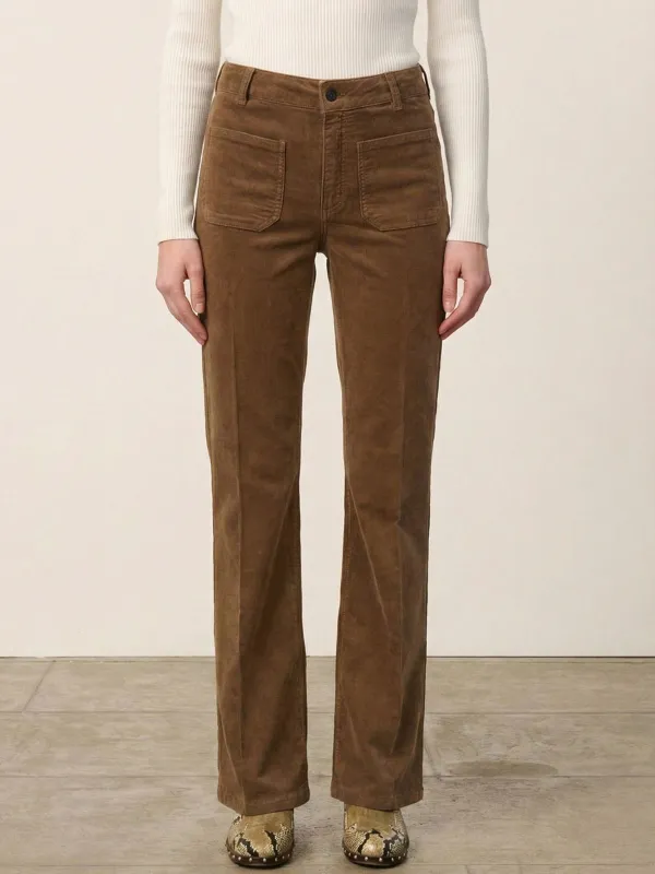 Dompay Cord Trousers - Brown made by Vanessa Bruno