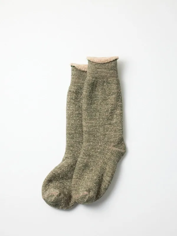 Double Face Socks - Green/Brown made by ROTOTO