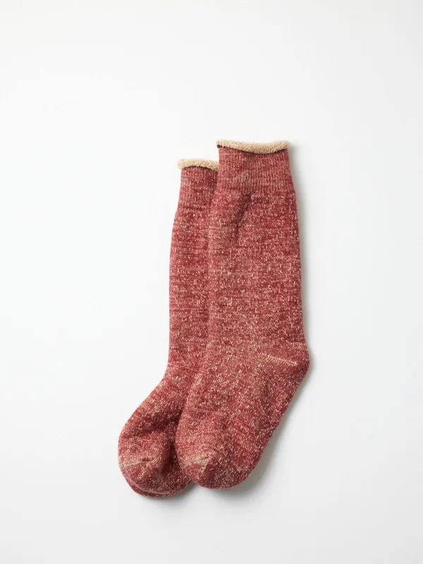 Double Face Socks - Dark Red/Brown made by ROTOTO