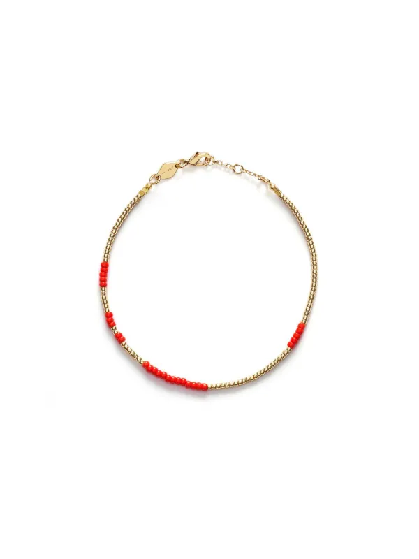 Asym Bracelet - Red made by Anni Lu
