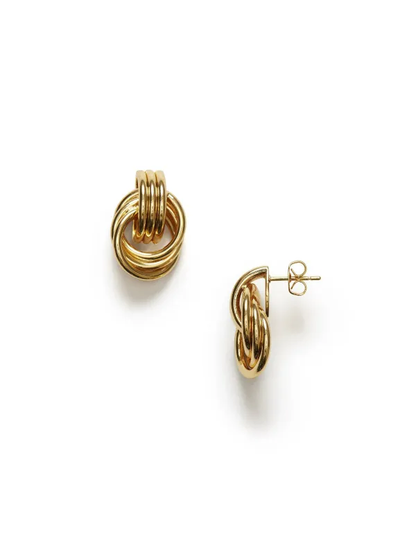 Triplet Earring - Gold made by Anni Lu