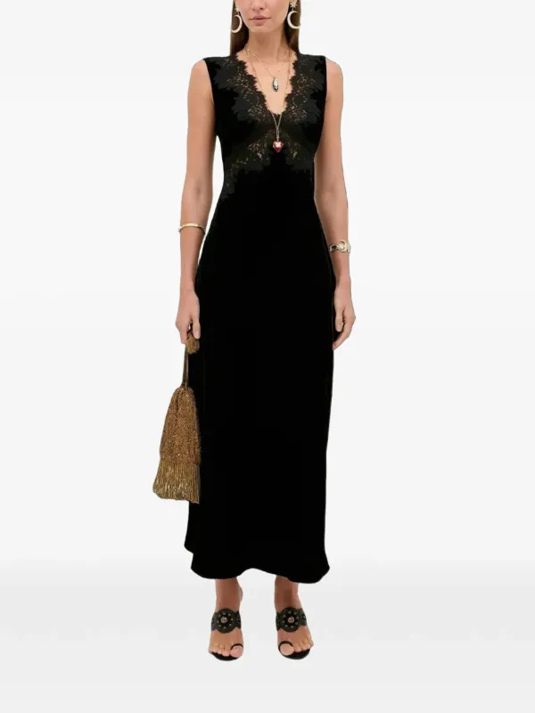 Lysandra Satin Dress - Black made by RIXO