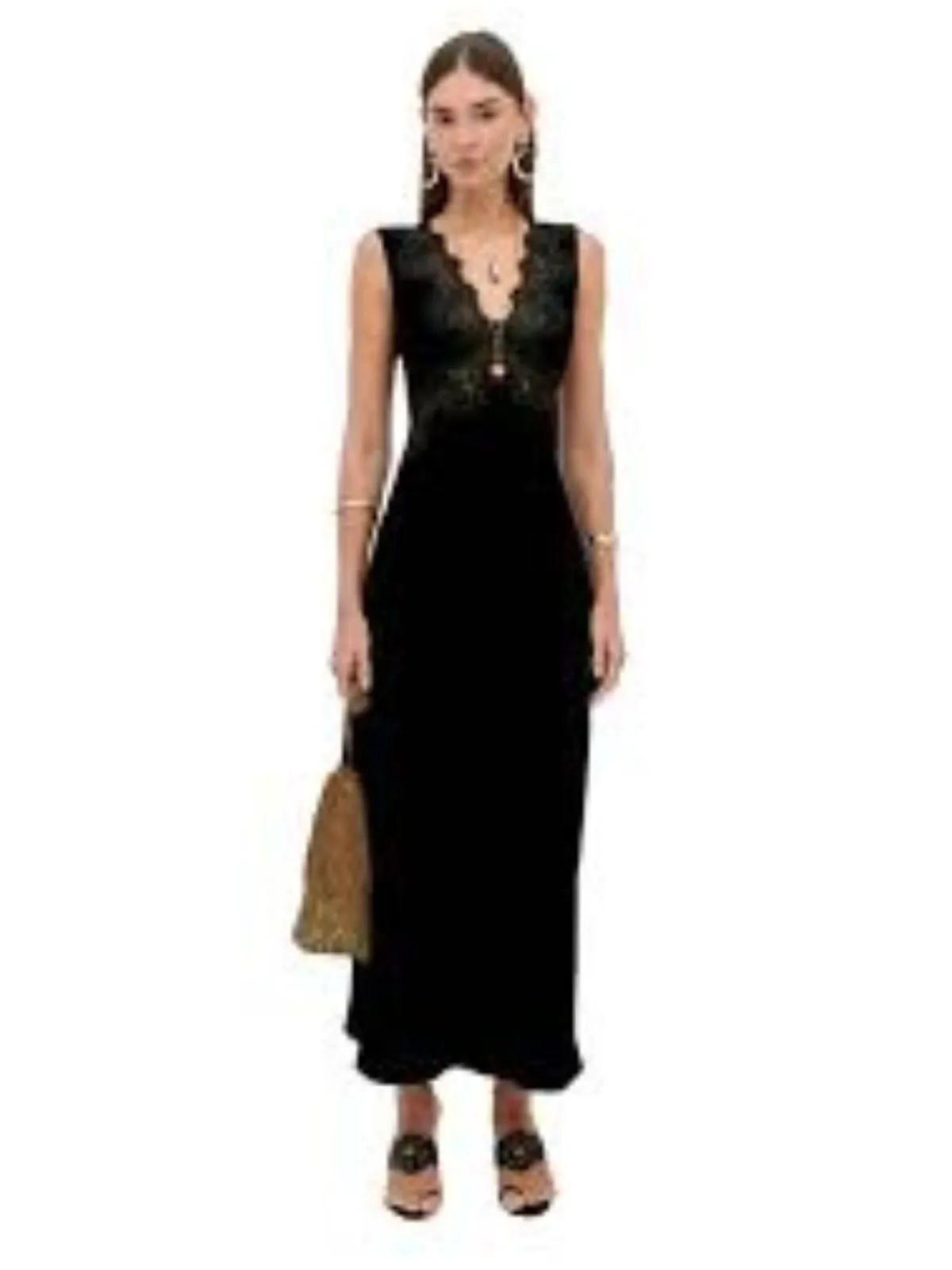 Lysandra Satin Dress - Black sold by iris product image thumbnail 3