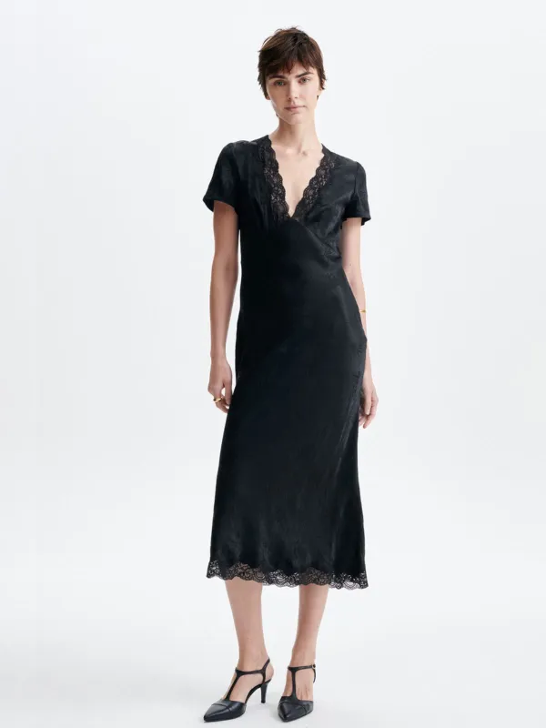 Hollie Lace Dress - Black made by Vanessa Bruno